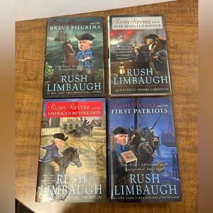 Rush Revere Lot Of 4 by Rush Limbaugh Lot HC Kids History Pilgrims Revolution Cl